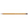 Карандаш чернографитный Koh-I-Noor 1500, твердость грифеля 4T, корпус желтый, с декоративным наконечником
