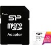 Карта памяти Silicon-Power Elite microSDHC SP032GBSTHBV1V20SP 32GB (с адаптером)